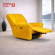 Smarto Relax Porto Comfort Elektrikli Döner Sallanan Tv Koltuğu Kontrol Panel... Sarı