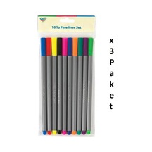 Parrot Fineliner 10'lu Blister X 3 Paket