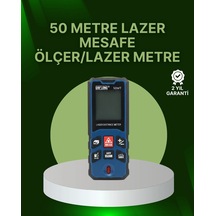 Znv Zenvia Mey İthalat 50 Metre Lazer Mesafe Ölçer Profesyonel Dijital Ölçüm Cihazı Znv2025 Cmn 0 - 300 MM