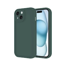 Apple iPhone Uyumlu 14 Kılıf Viera Silikon - Koyu Yeşil Koyu Yesil