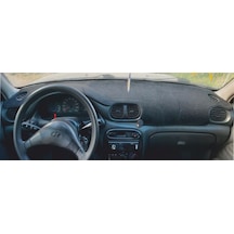 2000-2003 Modellerine Uygun Hyundai Accent Torpido Koruma Halısı Kenar Renk Siyah