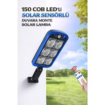 50 Cob Led Solar Lamba Hareket Sensörlü Duvar Aydınlatma 3 Modlu Ip65 Solar Lamba