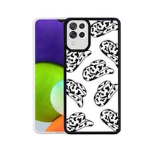 Lexroo Samsung Galaxy Uyumlu M32 M-fit Desenli Silikon İnce Kılıf - Hat
