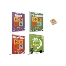 Arı Lgs 8. Sınıf Türkçe Fen İnkılap Ve Din Haftalık Kazanım Denemeleri 4lü Set + Telefon Standı