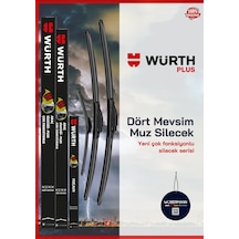 Wöbermann + Würth Subaru Outback 2009-2015 Ön Arka Muz Silecek Takımı