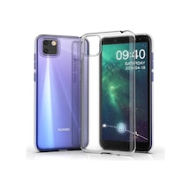 Huawei Y5P Kılıf Lüx Şeffaf Silikon Kılıf