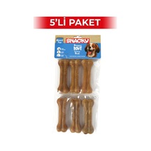 Snacky Natural Köpek Çiğneme Kemiği 10 Cm 6'lı 5 Paket