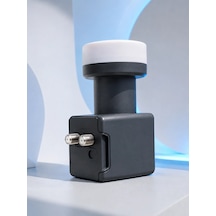Mey İthalat Çift Çıkışlı Twin Lnb 4k Ultra Hd Uyumlu Ku Band Uydu Anten Başlığı 0.1 Db