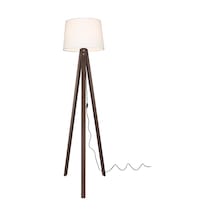 Tripod Lambader Konik Kumaş Başlık Krem Kahve Ly684
