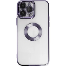 Newface Apple İphone 14 Pro Kılıf Slot Silikon - Mor