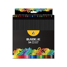 Blackline 24'lü Kuru Boya Kalemi,parlak Renkler, Dayanıklı Uçlar, Ergonomik Tasarım Tek Renk