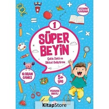 Süper Beyin 1 - Çoklu Zeka ve Dikkat Geliştirme 5+ Yaş- Dokuz Yayınları