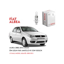 ALBEA 2002-2012 ARASI  ÖN UZUN FAR AMPÜLÜ H1 55W BOSCH