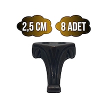 Moda Metal Ayak Çeyiz Ve Hediye Kutusu Mobilya Ayağı 2,5cm Bronz 8 Adet Bronz