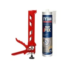 Tytan Fast Fıx Korniş Yapıştırıcı Montaj Silikonu Beyaz 290 Ml +pls Tabancalı
