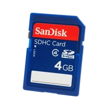 4gb Class 4 Sdhc Flash Memory Card- Sdsdb-004g-b35 Label May Change