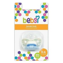 Bebsi Desenli Damaklı Emzik No:1 257 Mavi