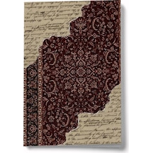 Vintage Serisi 9 Hisli Satırlar A6 Çizgili Mini Defter Not Defteri Çok Renkli