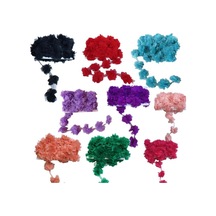 Lazer Kesim Tülden Çiçek Şifon Çiçek