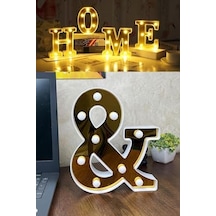Dekoratif Led Işıklı 3d Büyük Boy Organizasyon Doğum Günü Kutlama And .