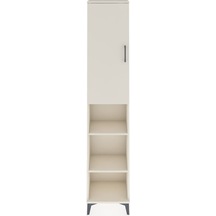 Arges Dolap 4 Raflı Tek Kapaklı Tek Askılı 44x30x221 Aytaşı-a... Aytaşı