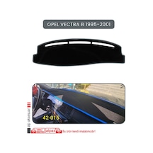 Opel Vectra B 1995-2001 Torpido Koruma Halısı Gri Kenar