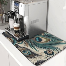 Valerine Life Kahve Makinesi Matı Su Geçirmez Kaymaz Yıkanabilir Çaycı, Çay Espresso Makinesi Pad 35x45cm 27240106