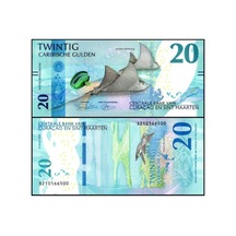 Curaçao En Sınt Maarten 2025 Yılı 20 Gulden Yabancı Kağıt Para Çil Unc Koleksiyon Para