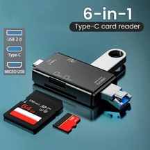 6ın1 Çoklu Dönüştürücü Adaptör