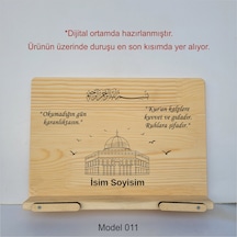 Münzevi Masaüstü Ahşap Rahle/tablet/kitap Tutucu-model011