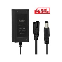 Weko 12 Volt - 5 Amper Plastik Kasa Masaüstü Adaptör 5.5 2.5 Uçlu