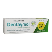 Denthymol Bitkisel Diş Macunu Ferah Nefes 75 ML