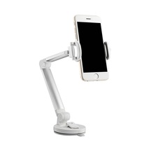 Thentech Araç İçi Telefon Tutucu Stand Sabitlenebilir Hareketli Başlık Metalik