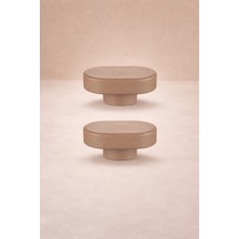 Bakalit Soft Dokulu Tencere Tepesi ( 2 adet ) Cappuccino