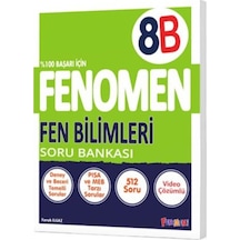 Fenomen Okul 8. Sınıf Fen Bilimleri Soru Bankası B / 9786258450224