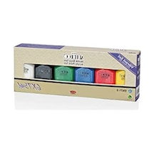 Canlı Renklerde Akrilik Boya Seti, 6 X 75 Ml İle Yaratıcı Projeler 0,15 L