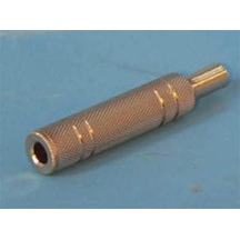 Uptech Kj38 6.3 Seyyar Dişi Metal Jak (Krom)