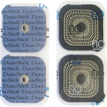 Compex Dura-stick 5x5cm Çıtçıtlı Dikdörtgen Tens Elektrod Pedi / 4 Lü Paket Diğer