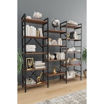 Gada Metal Kitaplık Ceviz