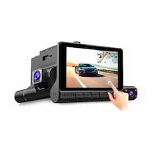 Ds-513 Full Hd 1080p Dokunmatik Araç Içi Dvr Kamera 3 Kameralı