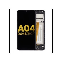 Samsung Galaxy Uyumlu A04 A045 Lcd Ekran Dokunmatik Siyah Çıtalı