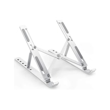 Laptop Yükseltici Stand Ayarlanabilir Apple Uyumlu MacBook Notebook Tablet Altlık Metal Dizüstü Bilgisayar T