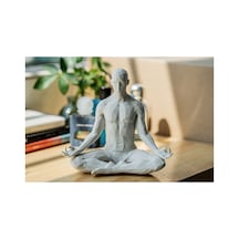 Meditasyon Heykeli - Gyan Mudra Meditasyon Figürü Bilgelik Ve Farkındalık Heykeli 15 Cm Model3 - 696047183