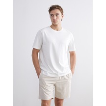 Lcw Swımwear Bej Kısa Boy Basic Erkek Deniz Şortu