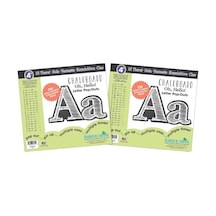 4" Mektup Pop-outs 2'li Paket, Kara Tahta, Bülten Panolarınızı Bu Renkli Harflerle Cazdırın, 468 Üst Ve Küçük Harf, Sayılar Ve Noktalama İşaretleri, 4" 3646 Çok Renkli