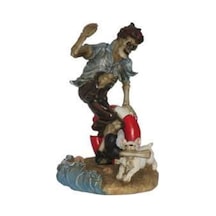 İskelet Biblo QQCQQC DENİZ KENARINDA İSKELET-8,4*7,5*12,4 CM.