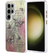 Samsung Samsung Uyumlu Galaxy S25 Ultra Kılıf Blade Aynalı Desenli Kapak - Desen 6