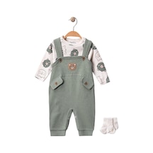 Celira Yeşil 3 Ay,6 Ay,9 Ay, Erkek Bebek Takım Yeşil