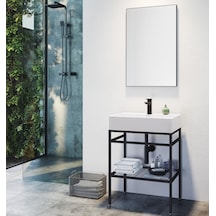 Orka Capetown 60 Cm Beyaz Banyo Dolabı Takımı Beyaz