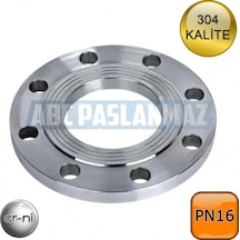 Paslanmaz Krom Flanş Düz Pn16 304 Kalite